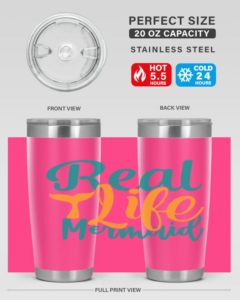 real life mermaid Style 80#- summer- Tumbler