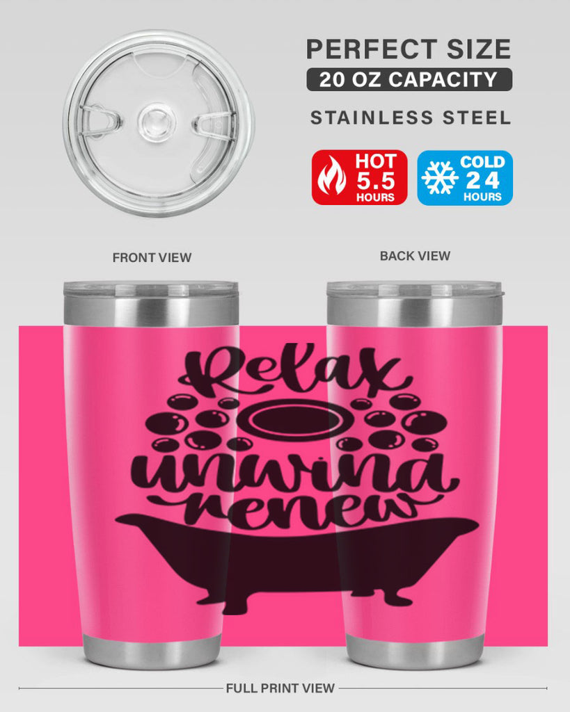 relax unwind renew 19#- bathroom- Tumbler