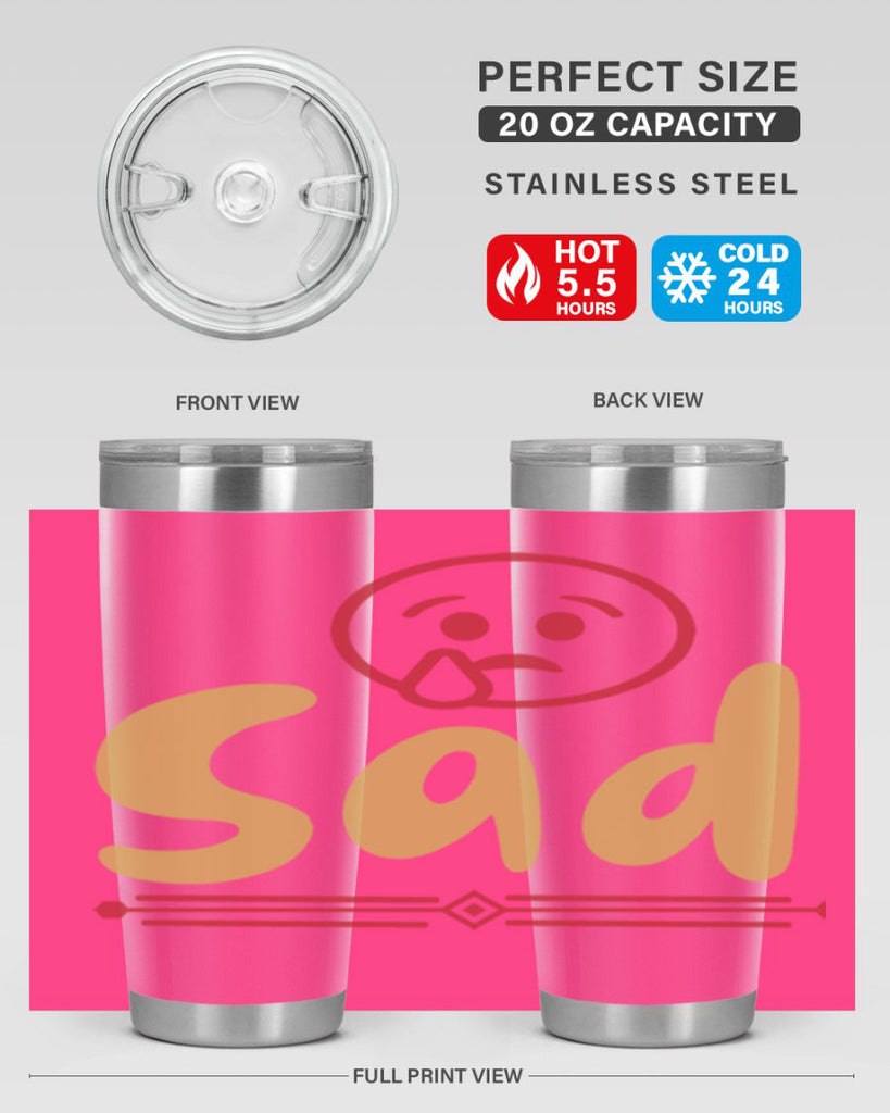 sad 6#- fathers day- Tumbler