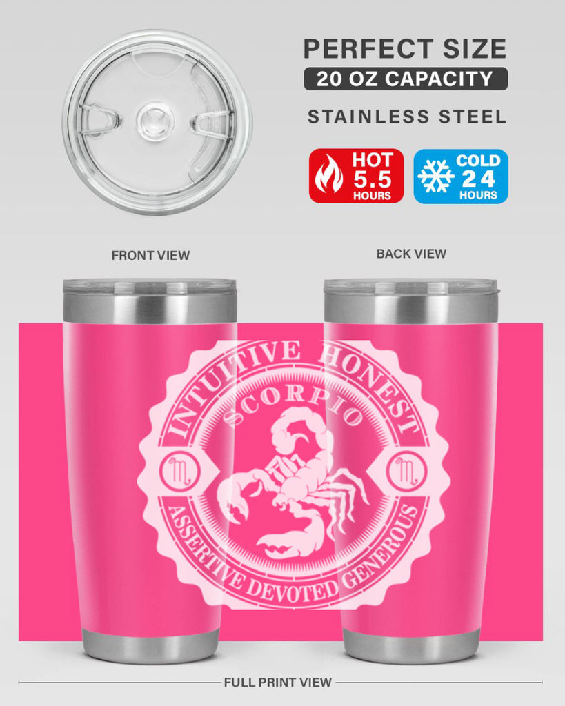 scorpio 32#- zodiac- Tumbler
