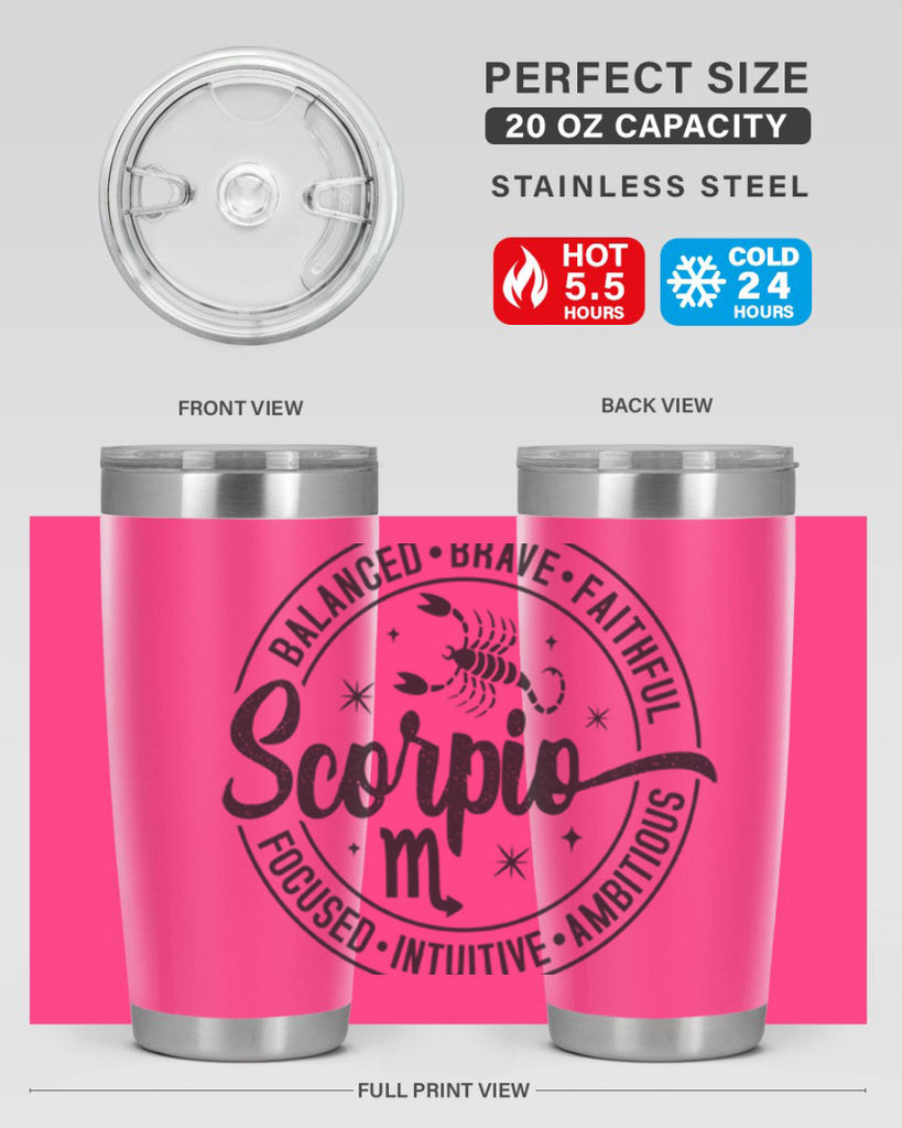 scorpio 438#- zodiac- Tumbler