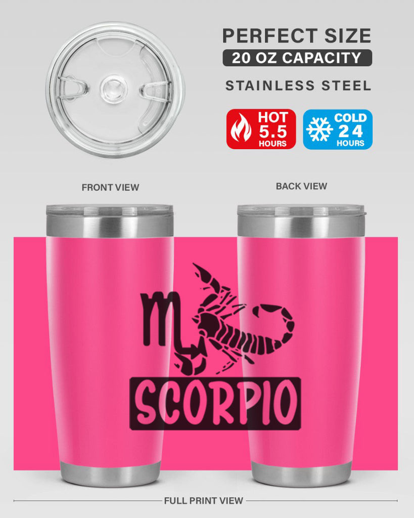 scorpio 440#- zodiac- Tumbler