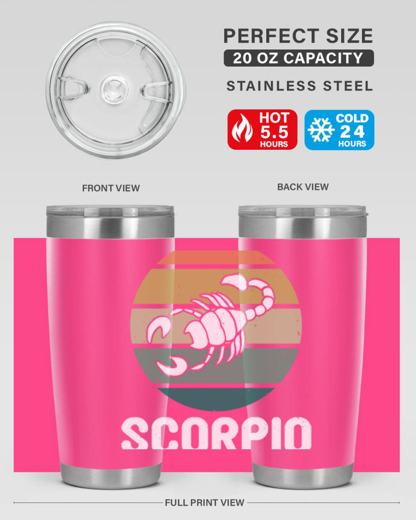 scorpio 451#- zodiac- Tumbler