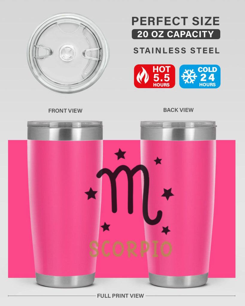 scorpio 455#- zodiac- Tumbler
