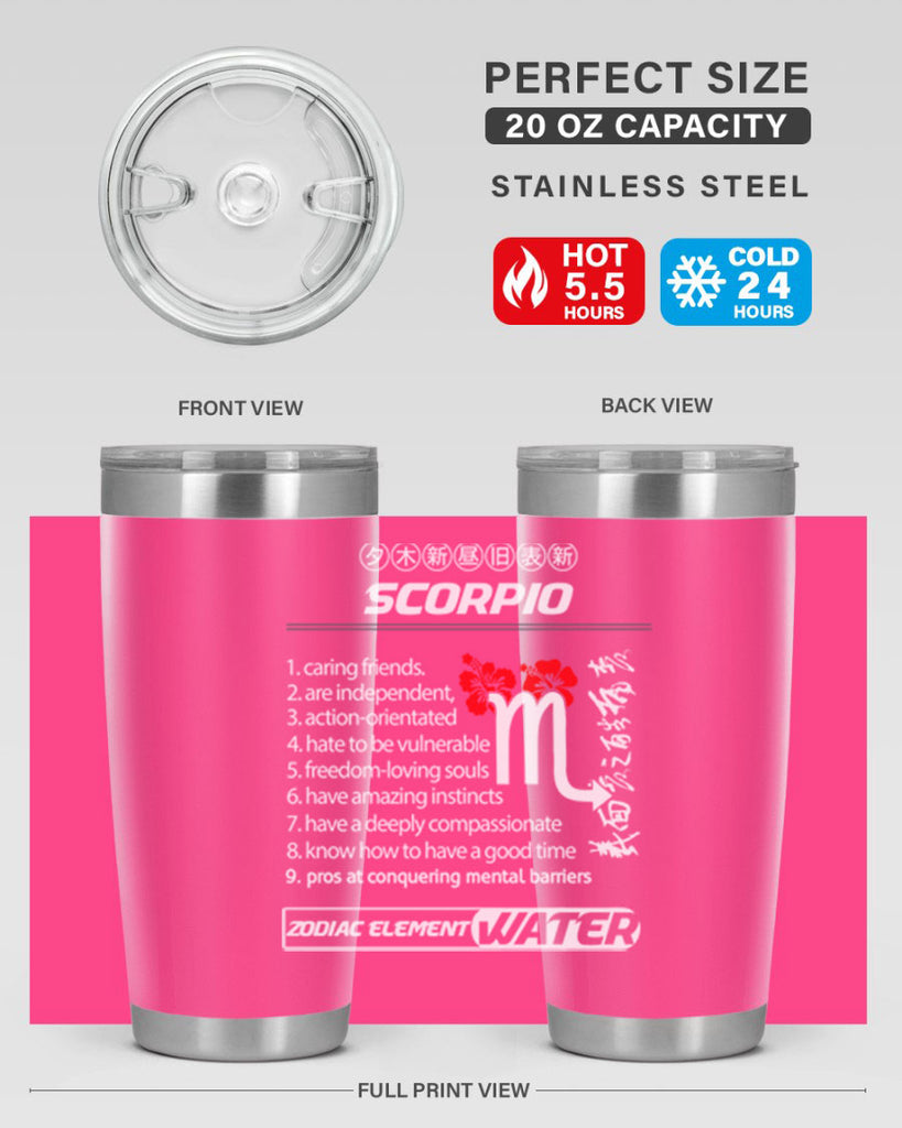 scorpio 456#- zodiac- Tumbler