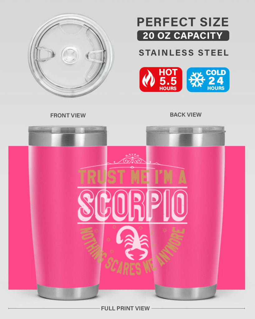 scorpio 458#- zodiac- Tumbler