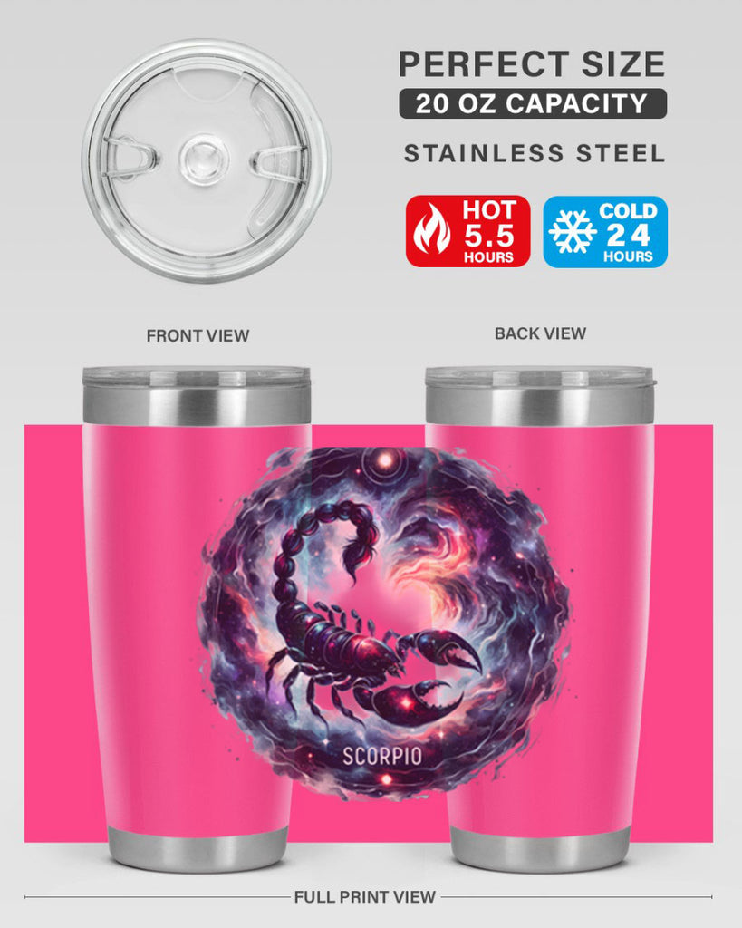 scorpio 461#- zodiac- Tumbler