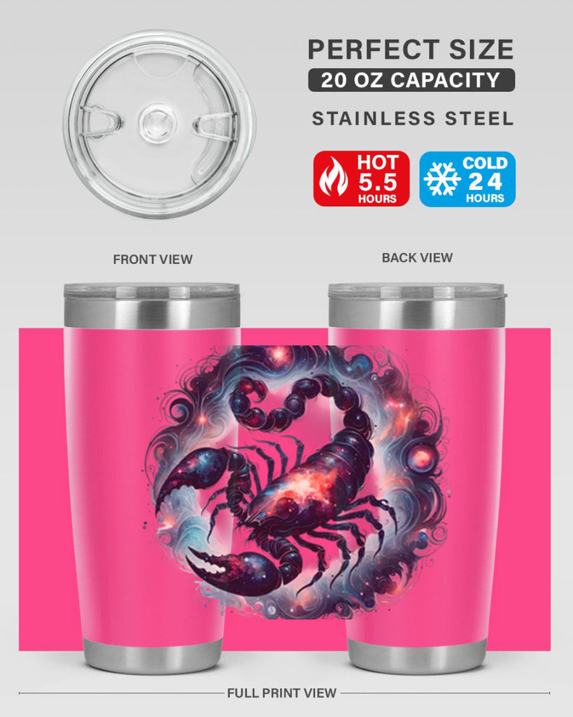 scorpio 462#- zodiac- Tumbler