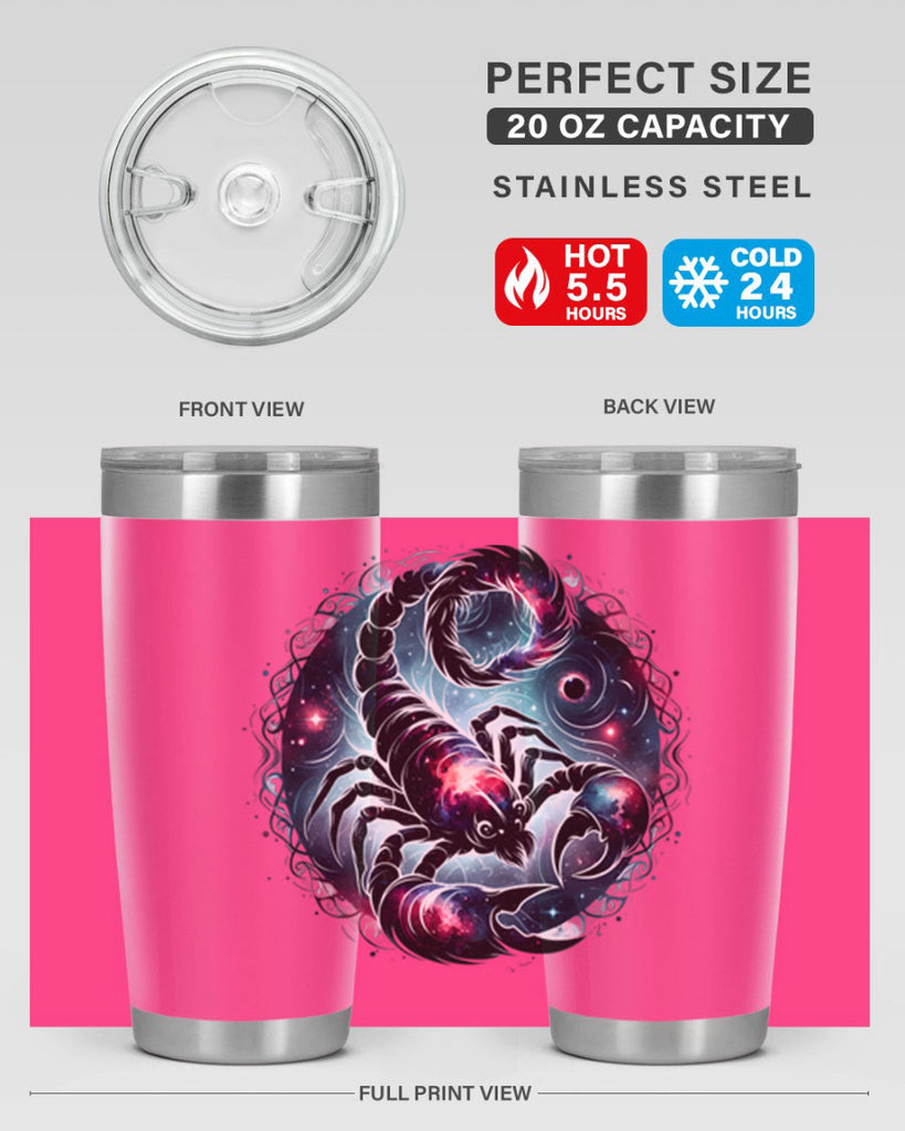 scorpio 463#- zodiac- Tumbler