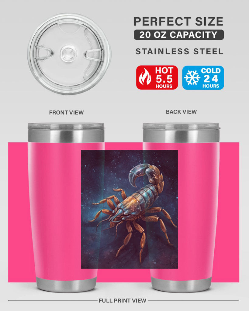 scorpio 46#- zodiac- Tumbler