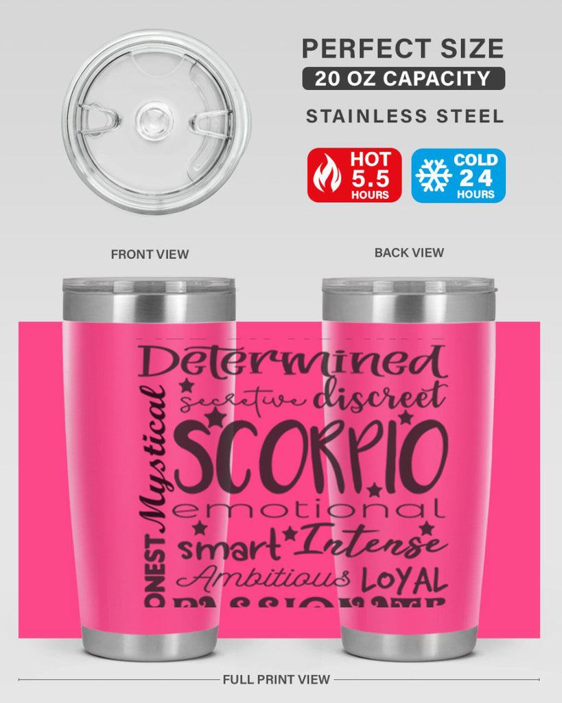 scorpio 572#- zodiac- Tumbler