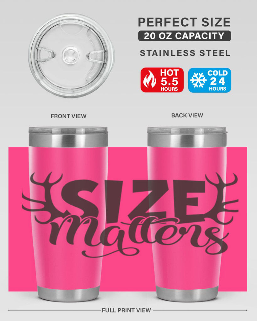 size matters 2#- hunting- Tumbler