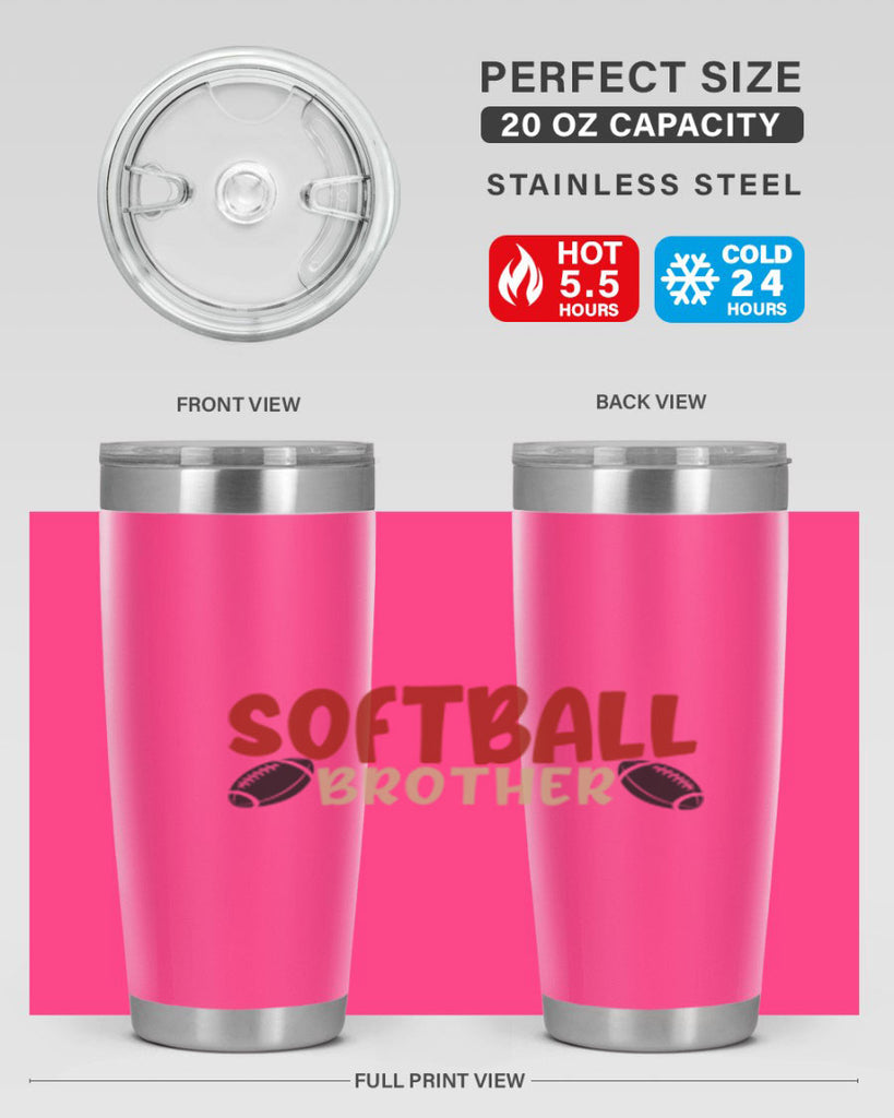 softball brother 2276#- softball- Tumbler