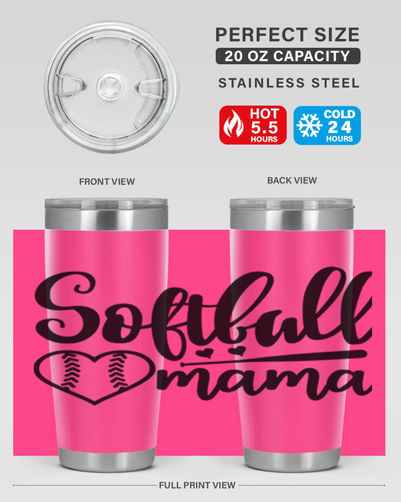 softball mama 2274#- softball- Tumbler