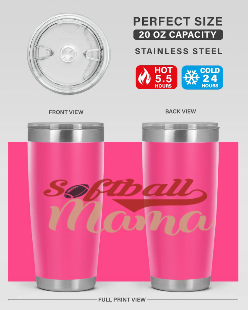 softball mama 2275#- softball- Tumbler