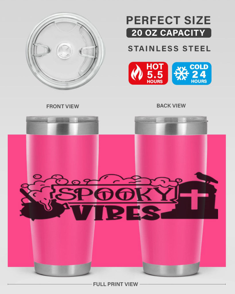 spooky vibes 20#- halloween- Tumbler