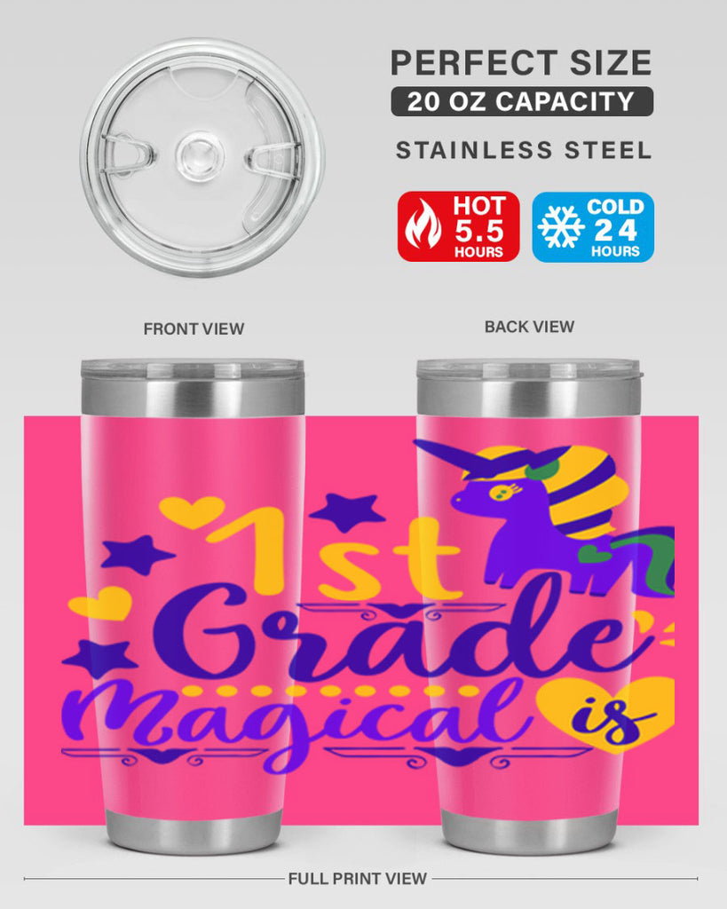 st grade magical 63#- mardi gras- Tumbler