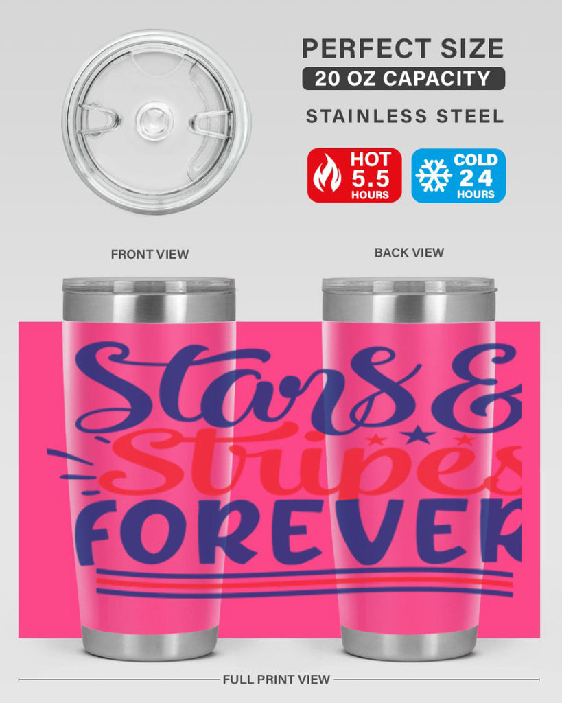stars stripes forever Style 74#- Fourt Of July- Tumbler