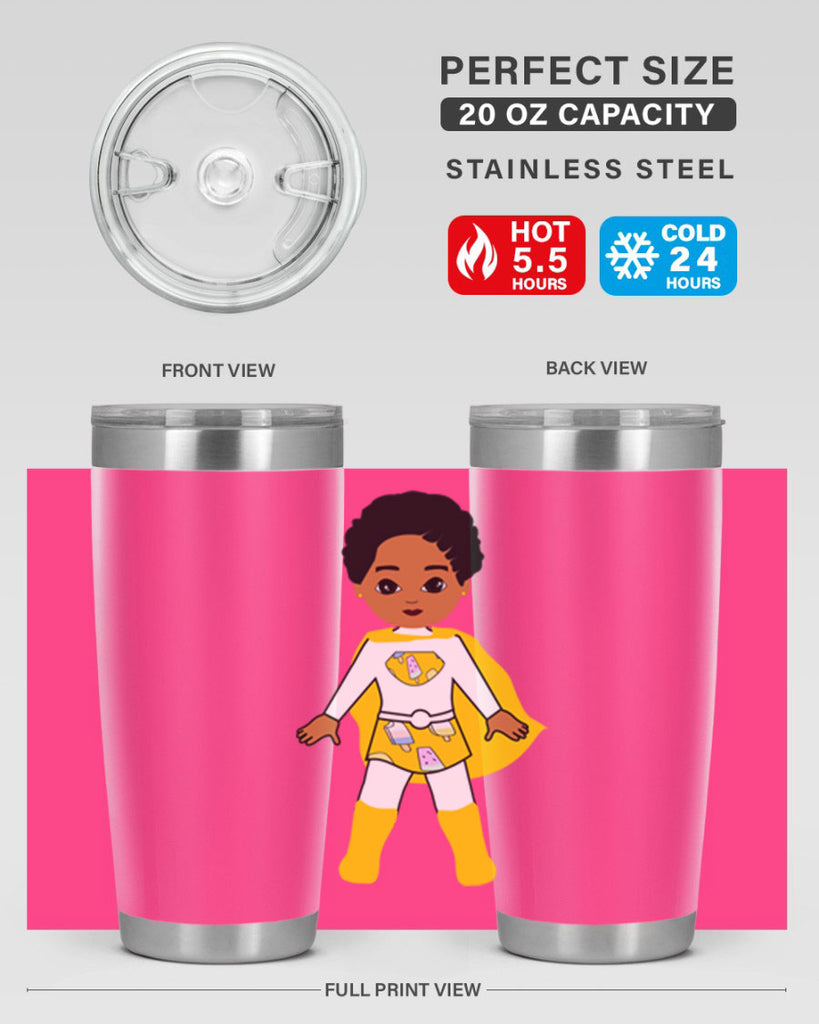 super kid 10#- black men - boys- tumbler
