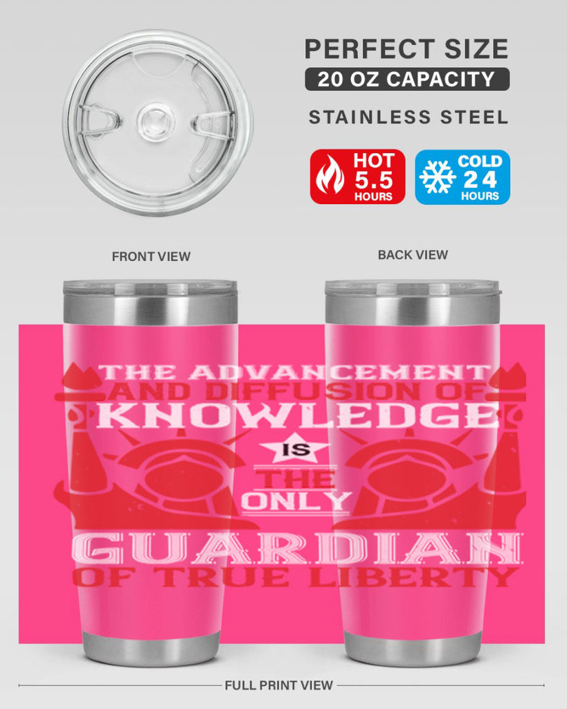 the advencement and diffusion of knowledge Style 190#- Fourt Of July- Tumbler