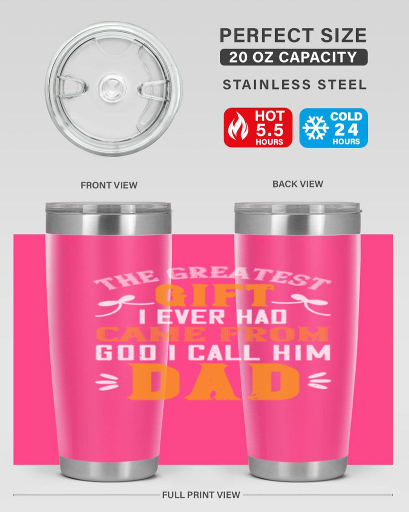 the gratest gift i ever had came from 6#- grandpa - papa- Tumbler