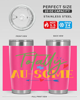 totally ausome Style 1#- autism- Tumbler