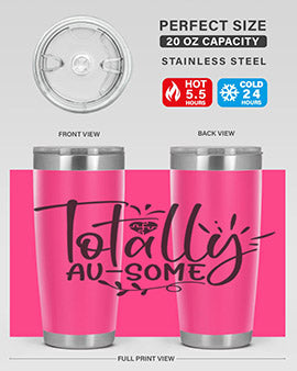 totally ausome Style 2#- autism- Tumbler