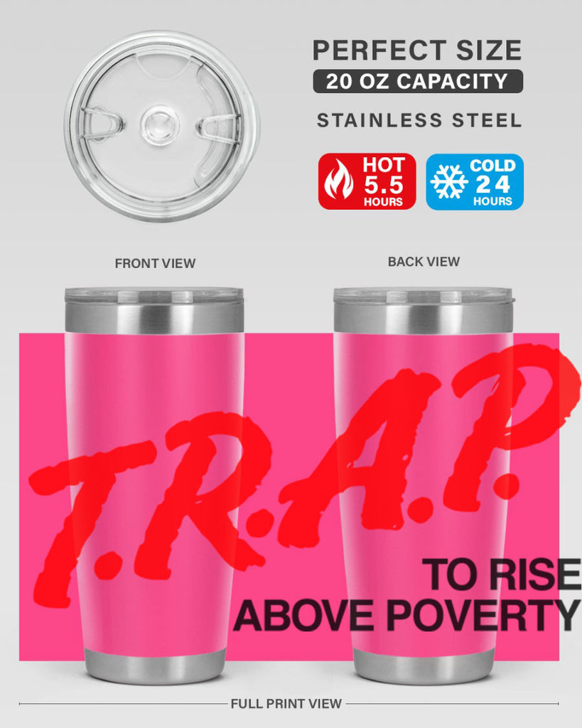 trap 17#- black words phrases- Cotton Tank
