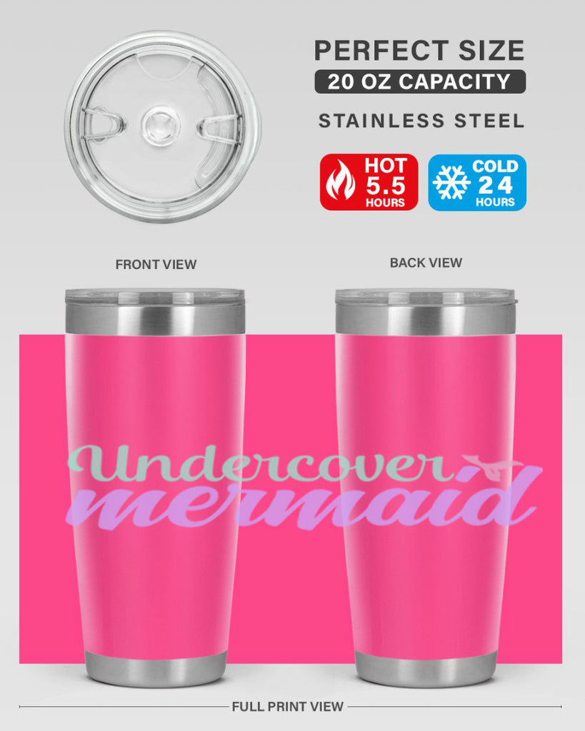 undercover mermaid 8#- mermaid- Tumbler