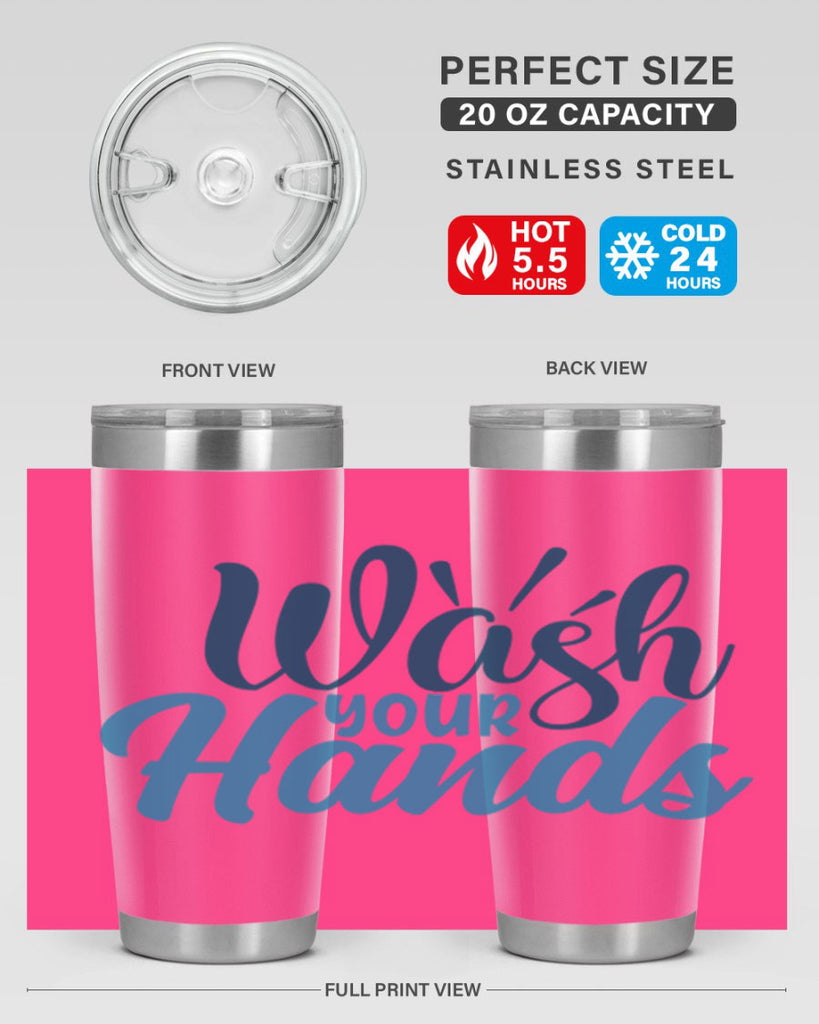 wash your hands 52#- bathroom- Tumbler