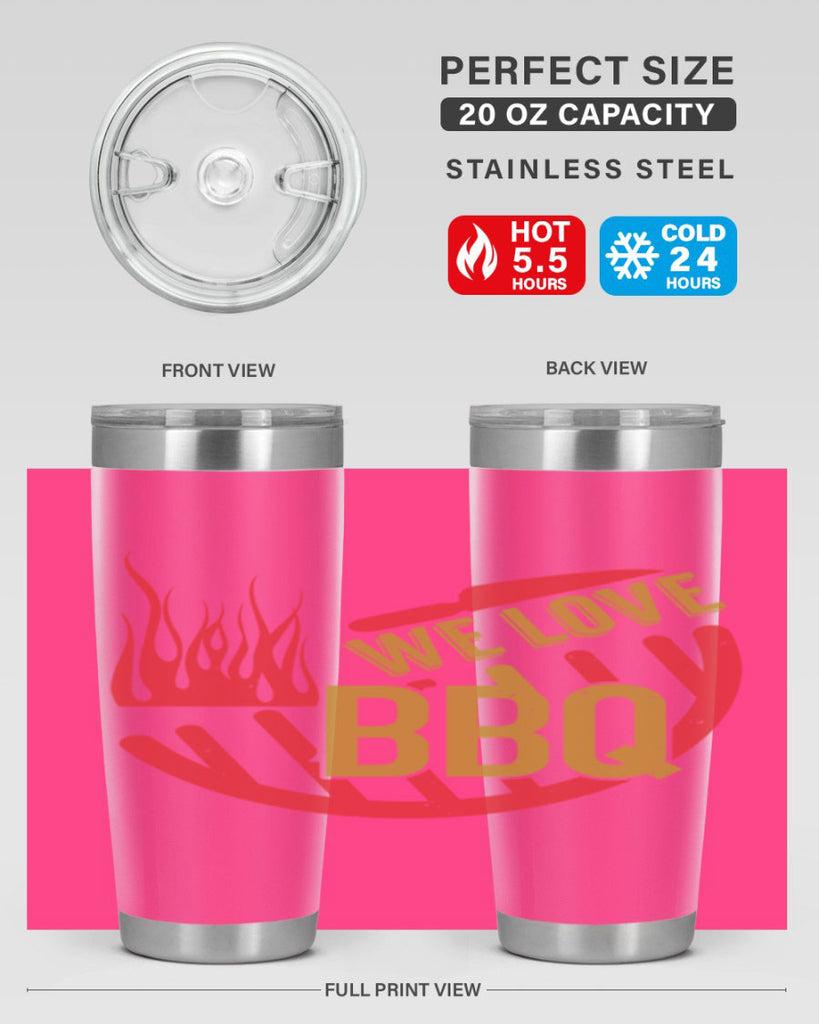 we love bbq 7#- bbq- Tumbler