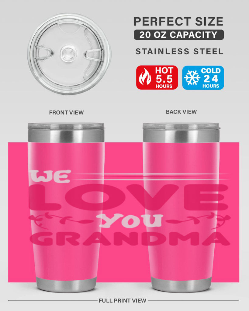 we love you grandma 27#- mom- Tumbler