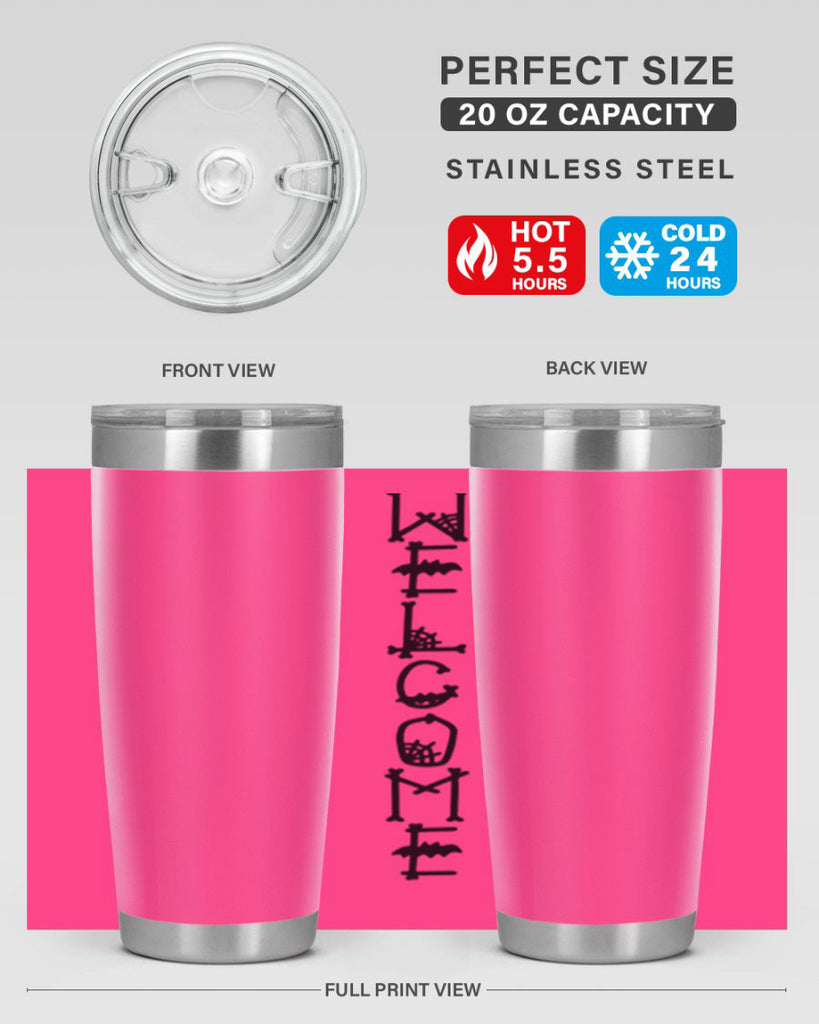 welcome 12#- halloween- Tumbler
