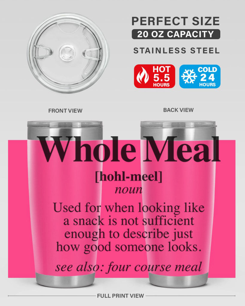 whole meal 10#- black words phrases- Cotton Tank