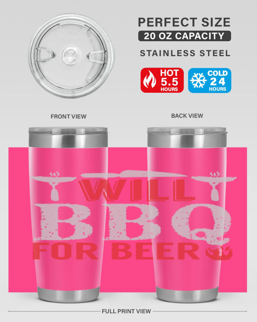 will bbq for beer 5#- bbq- Tumbler