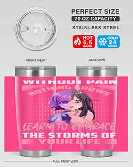 without pain nothing grows learn to embrace the storms of your life288#- anime- Tumbler