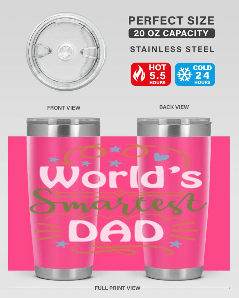 world’s smartest dad 2#- fathers day- Tumbler