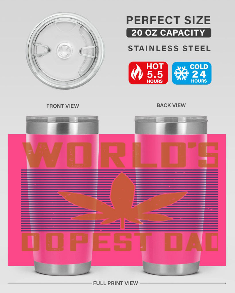 worlds dopest dad 148#- fathers day- Tumbler