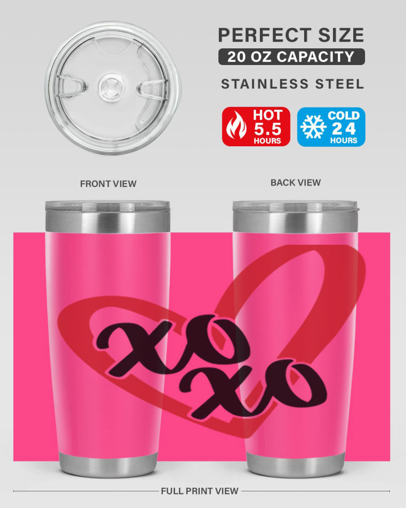 xoxo 11#- valentines day- Tumbler