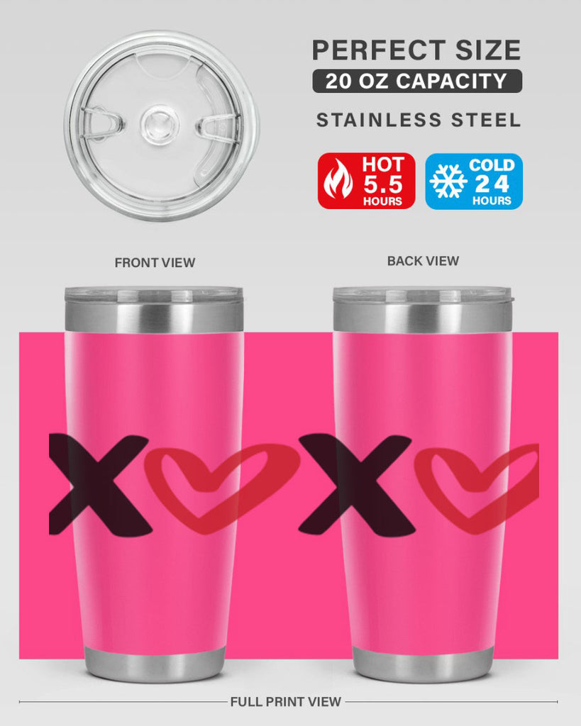 xoxo 12#- valentines day- Tumbler