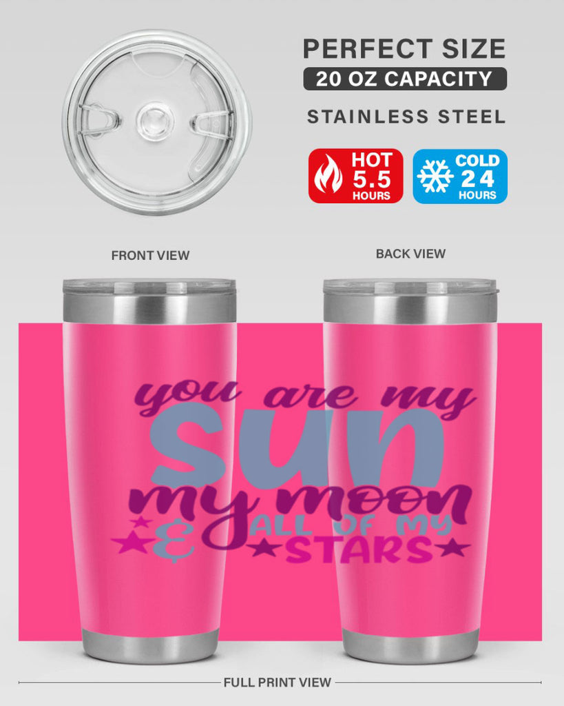 you are my sun my moon all of my stars 6#- family- Tumbler