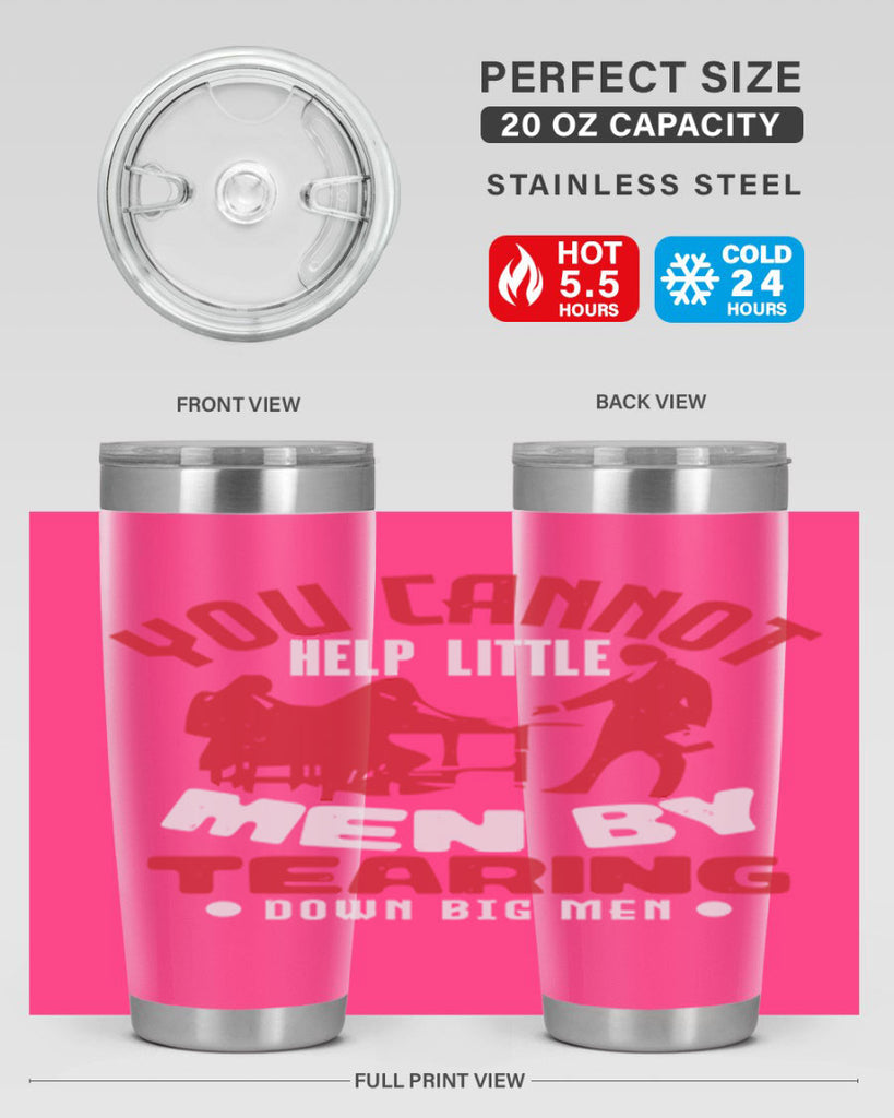 you cannot help little men Style 72#- Fourt Of July- Tumbler