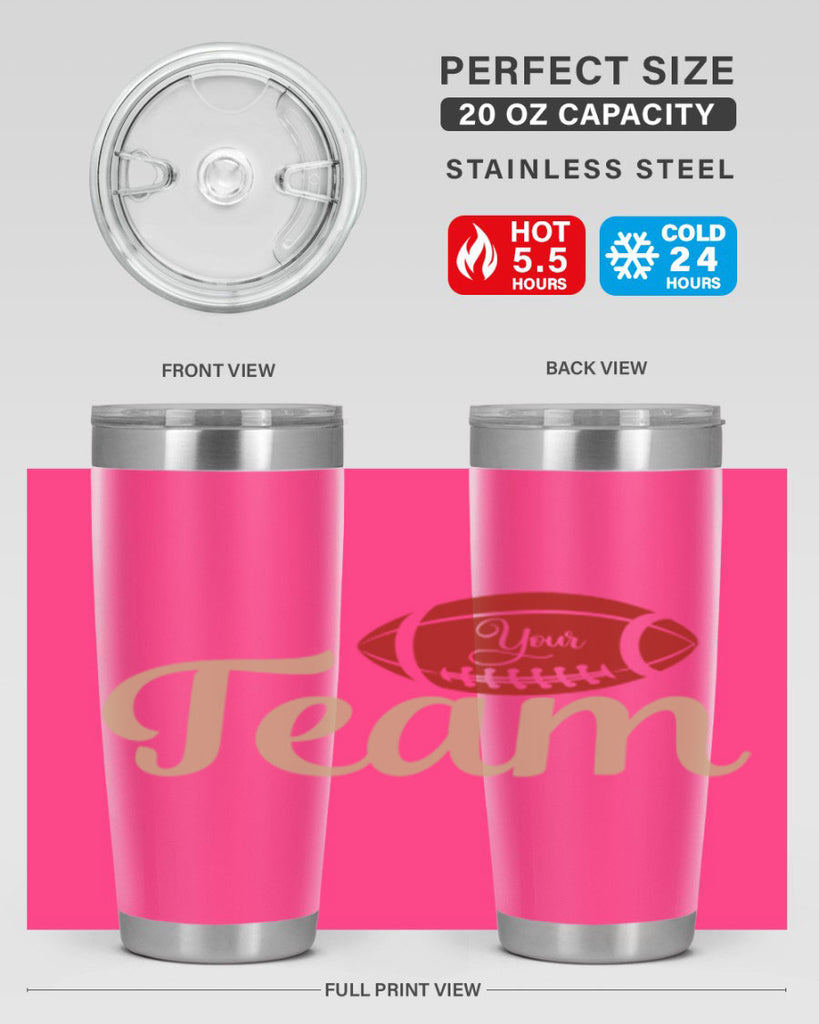 your team 2271#- softball- Tumbler