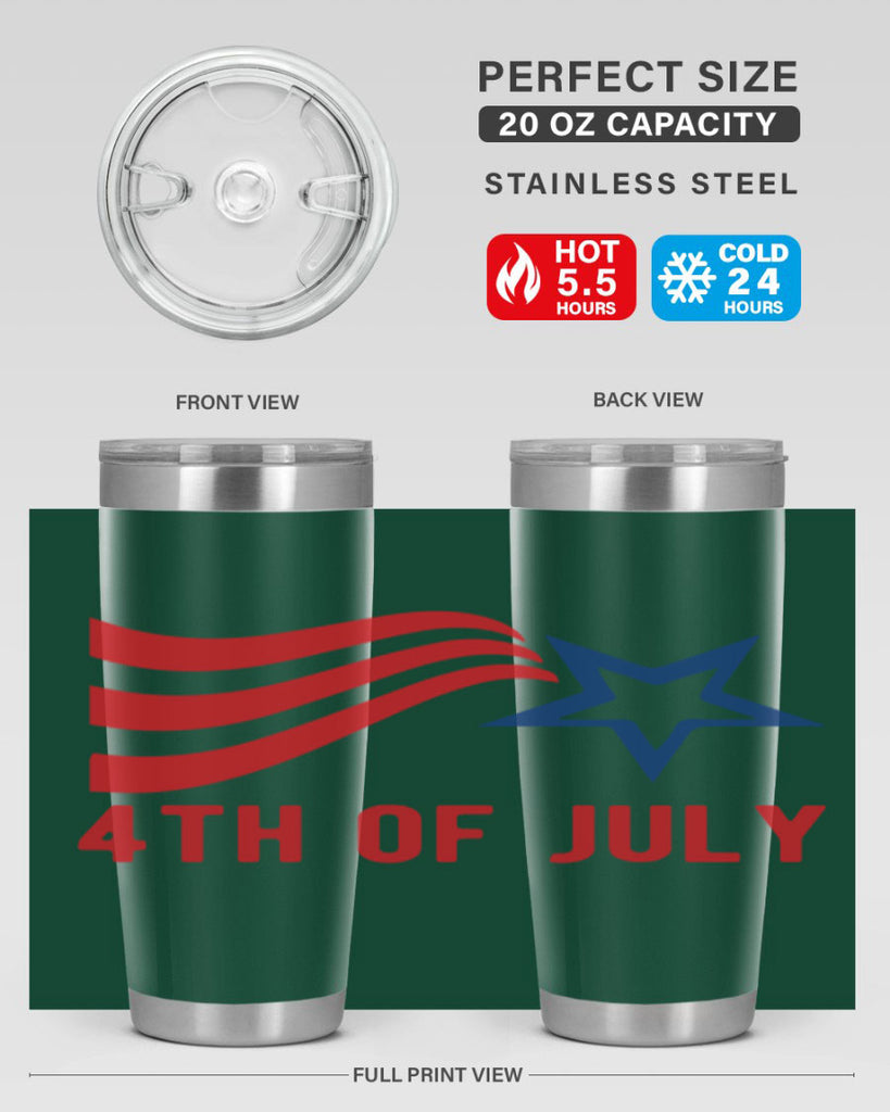 4th of July design Style 66#- Fourt Of July- Tumbler