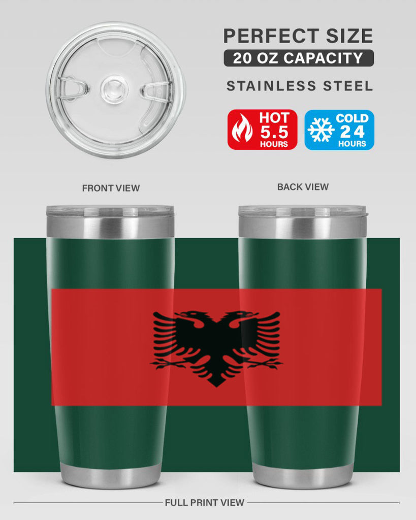 Albania 196#- world flags- Tumbler