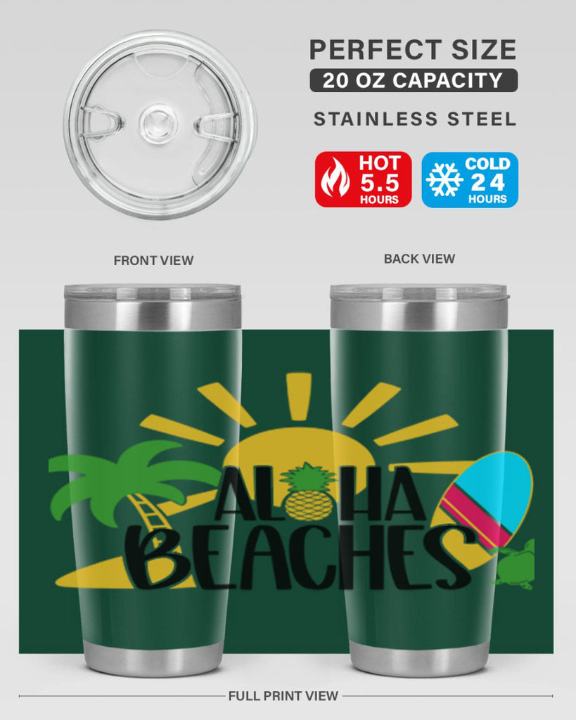 Aloha Beaches Style 55#- summer- Tumbler