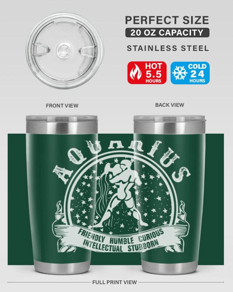 Aquarius 43#- zodiac- Tumbler
