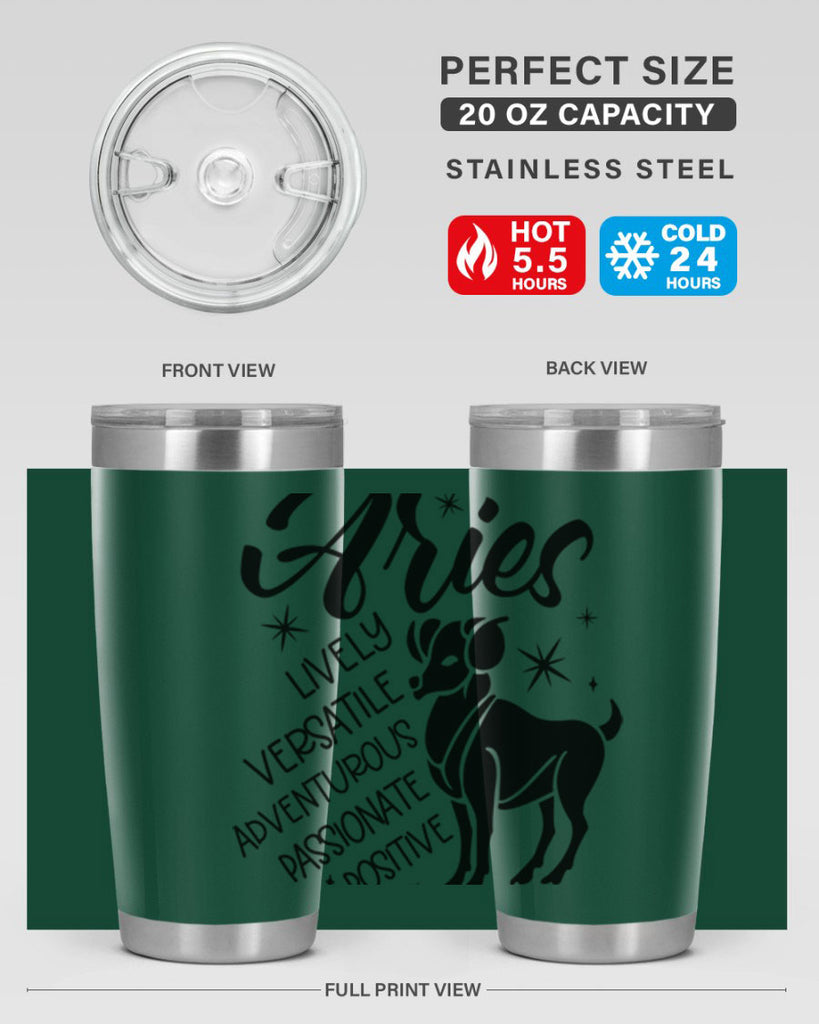Aries 100#- zodiac- Tumbler