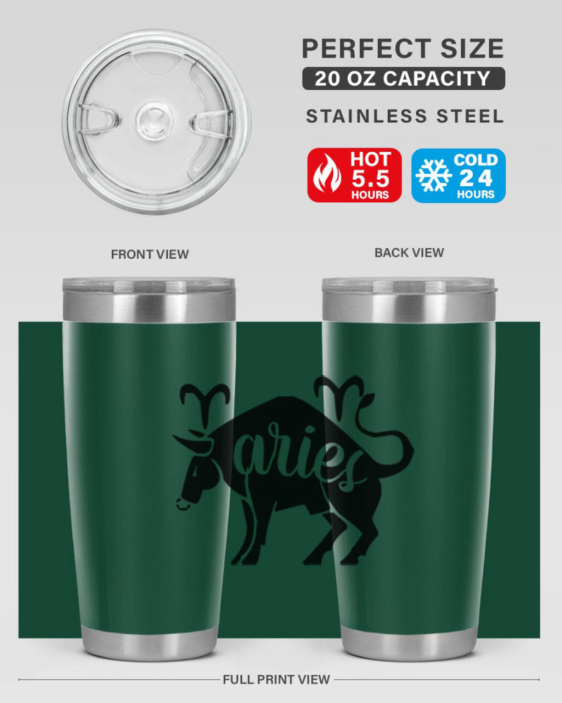 Aries 104#- zodiac- Tumbler