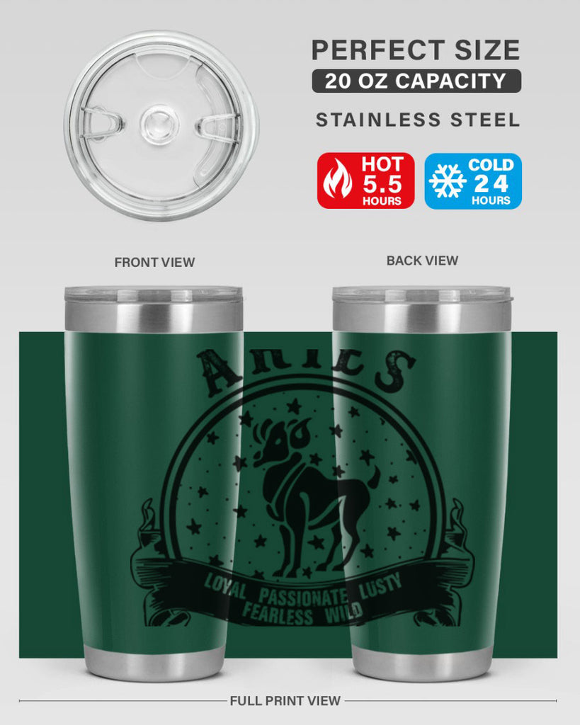 Aries 1#- zodiac- Tumbler